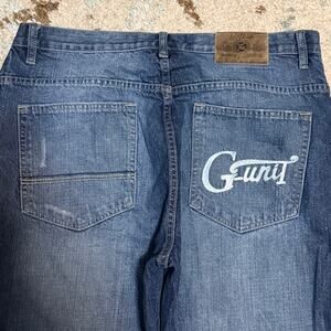 Vintage G Unit Baggy Jeans Size 36x33 Embroidered Logo Y2K